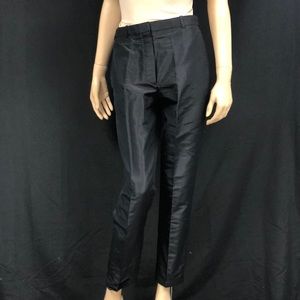 Hermès silk black pants 38 FR US 4 small